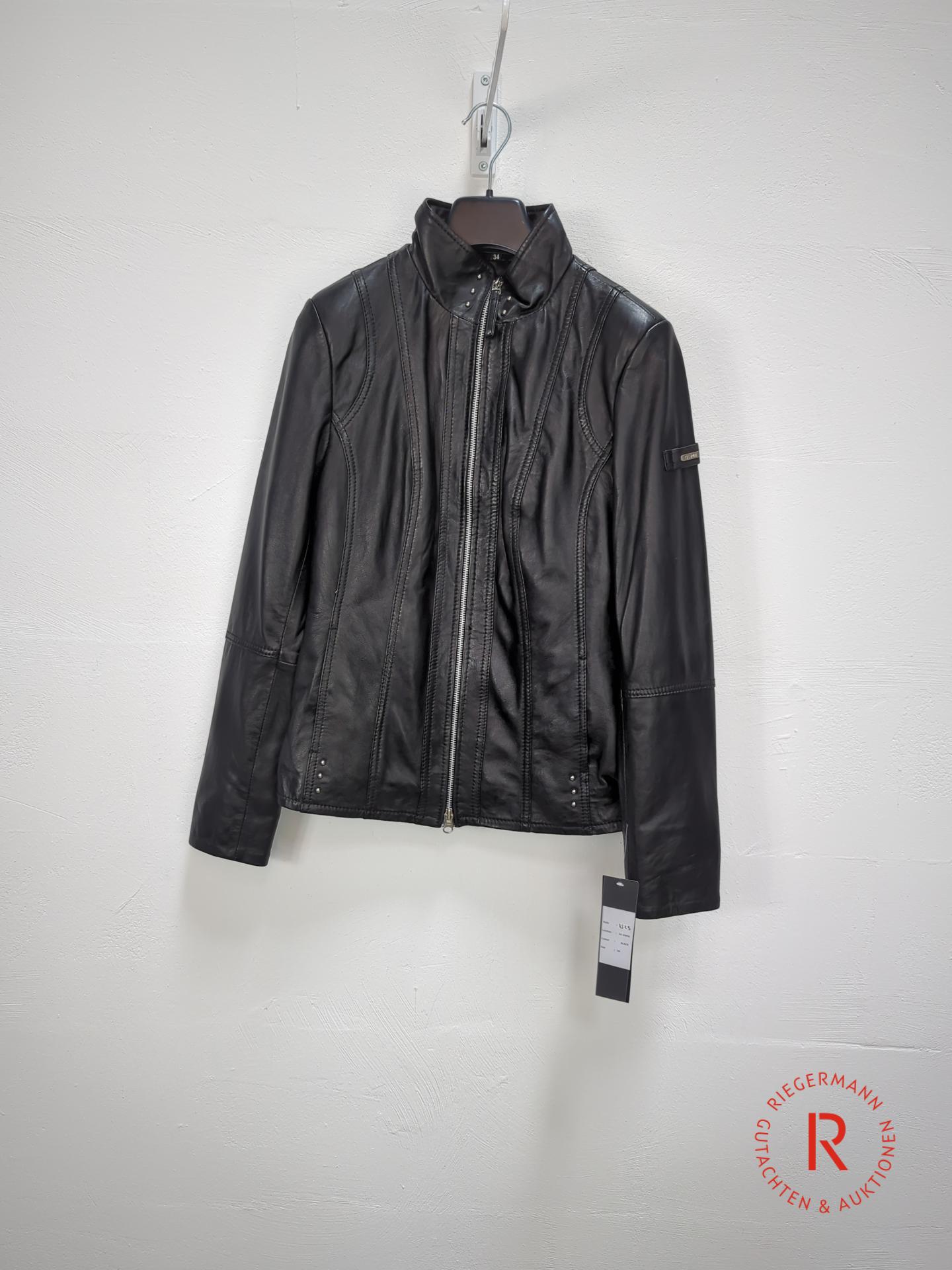 DAMEN LEDERJACKE GRÖSSE 34